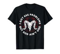 Tengo 666 problemas, pero Dios no es uno Diseño para un ateo Camiseta