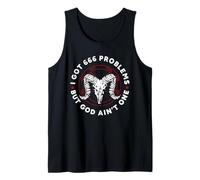 Tengo 666 problemas, pero Dios no es uno Diseño para un ateo Camiseta sin Mangas