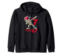 Tengo 7 años 7 cumpleaños 67 Fiesta como si Fuera 6 7 Niño Niños Sudadera con Capucha