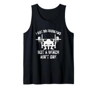 Tengo 99 Problemas Pero Un Banco No Es Un Meme Divertido Levantamiento Camiseta sin Mangas