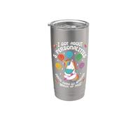 Tengo alrededor de 5 personalidades que vas a conseguir a quien se despierte Vaso térmico de acero inoxidable de doble pared