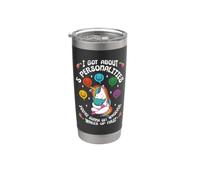 Tengo alrededor de 5 personalidades que vas a conseguir a quien se despierte Vaso térmico de acero inoxidable de doble pared