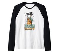 Tengo Altos estándares Divertido Agudos Instrumento músico Juego de Palabras Camiseta Manga Raglan