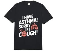 Tengo asma Lo Siento si toso Gráfico Comfort Colors Adult Heavyweight T-Shirt