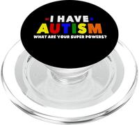 Tengo Autismo ¿Cuáles Son Tus superpoderes Conciencia sobre el Autismo PopSockets PopGrip para MagSafe