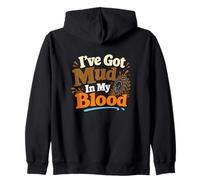 Tengo Barro en la Sangre, Divertido Barro en Cuatro Ruedas Sudadera con Capucha