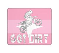 Tengo Carreras De Motocross En Moto De Tierra Alfombrilla Raton Antideslizante Alfombrillas De Mouse Pequeña Alfombrilla para Ratón para Oficina Juego Hogar 25X30Cm