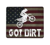 Tengo Carreras De Motocross En Moto De Tierra Alfombrilla Raton Bordes Cosidos Alfombrillas De Mouse Antideslizante Alfombrilla De Ratón para Ordenador Hogar Pc 25X30Cm