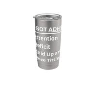 TENGO Déficit de Atención Retención ES Doze Titties Vaso térmico de acero inoxidable de doble pared