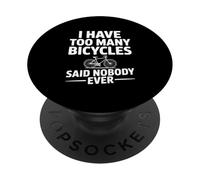 Tengo demasiadas Bicicletas Que Nadie Nunca Dijo PopSockets PopGrip Adhesivo
