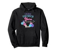 Tengo Demasiado Hilo Dijo Que Nadie tejió Nunca Humor Sudadera con Capucha