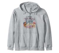Tengo Demasiado Hilo Dijo Que Nadie tejió Nunca Humor Sudadera con Capucha
