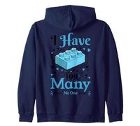 Tengo demasiados dijeron Que Nadie Constructor de Bloques de construcción de Ladrillos Sudadera con Capucha