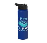 Tengo demasiados dijeron que nadie construyó constructor de ladrillos Stainless Steel Insulated Water Bottle