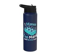 Tengo demasiados dijeron que nadie construyó constructor de ladrillos Stainless Steel Insulated Water Bottle