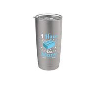 Tengo demasiados dijeron que nadie nunca constructor de bloques de construcción Vaso térmico de acero inoxidable de doble pared
