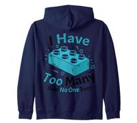 Tengo demasiados dijeron Que no Hay un Constructor de Ladrillos de construcción de Bloques Sudadera con Capucha