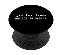 Tengo Diez Dedos De Pies No Me Faltan Amaya Isla Del Amor PopSockets PopGrip Adhesivo