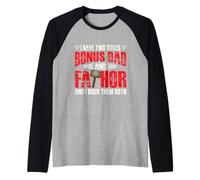 Tengo Dos Títulos Bonus Papá Y Fathor Y Yo Los Rock Ambos Camiseta Manga Raglan