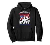 Tengo Dos títulos de Veterano y Pappy y los rockeo a los Dos Sudadera con Capucha