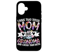Tengo Dos Títulos Mamá Y La Abuela Y Yo Los Rock Ambos Carcasa para iPhone 16