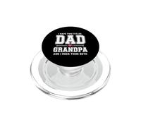 Tengo Dos títulos papá y Abuelo y yo los rockeo a Ambos PopSockets PopGrip para MagSafe