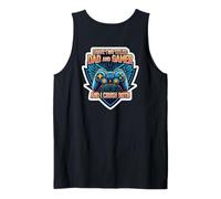 Tengo Dos títulos papá y Jugador Aplastar a Ambos Padre de Juego Camiseta sin Mangas