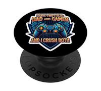 Tengo Dos títulos papá y Jugador Aplastar a Ambos Padre de Juego PopSockets PopGrip Adhesivo