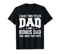 Tengo Dos títulos papá y papá Extra y yo rockeo Ambos Camiseta