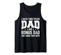 Tengo Dos títulos papá y papá Extra y yo rockeo Ambos Camiseta sin Mangas