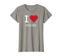 Tengo el corazón hervido, me Encanta lo hervido Camiseta, Mujer, Pizarra, M