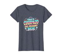 Tengo El Cuerpazo del Verano 2025 | Frase Divertida Hombre Camiseta, Mujer, Azul Jaspeado, XXL