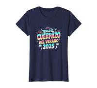 Tengo El Cuerpazo del Verano 2025 | Frase Divertida Hombre Camiseta, Mujer, Azul Marino, XS
