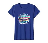 Tengo El Cuerpazo del Verano 2025 | Frase Divertida Hombre Camiseta, Mujer, Azul Real, XXL