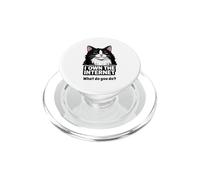 Tengo El Humor Sarcástico Gato Esmoquin De Internet PopSockets PopGrip para MagSafe