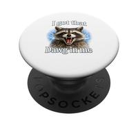 Tengo Ese Dawg en mí Camisa de Mapache Divertido Meme de PopSockets PopGrip Adhesivo