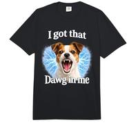 Tengo Ese Dawg en mí Enojado Jack Russell Terrier Camisa Comfort Colors Adult Heavyweight T-Shirt