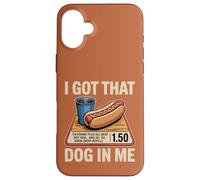 Tengo Ese Perro Dentro de mí, Gracioso Perrito Caliente, me Encanta la Comida rápida Carcasa para iPhone 16 Plus