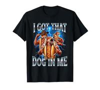 Tengo Ese Perro en mí Funny Hot Dog Glizzy Meme Alpha Wolf Camiseta