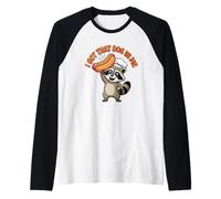 Tengo ese perro en mí Meme gracioso Camiseta Manga Raglan