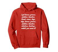 Tengo Frijoles, Verduras, Papas, Tomates, Cordero, carneros, Cerdos... Sudadera con Capucha