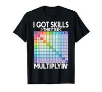 Tengo Habilidades Que están multiplicando Estudiantes Divertidos de Profesores de matemáticas Camiseta