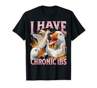 Tengo IBS crónico, divertido meme de ganso pirateado, gráfico del Y2K Camiseta