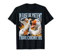 Tengo IBS crónico, divertido meme de ganso pirateado, gráfico del Y2K Camiseta