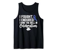 Tengo la Campana en celebración Blue Ribbon Cáncer de Colon Camiseta sin Mangas