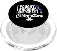 Tengo la Campana en celebración Blue Ribbon Cáncer de Colon PopSockets PopGrip para MagSafe