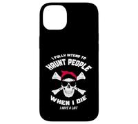 Tengo la intención de atormentar a la gente cuando muera un cráneo desordenado Carcasa para iPhone 14 Plus