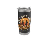 Tengo la magia del baile en línea en mí, música country, baile en línea Vaso térmico de acero inoxidable de doble pared