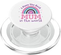 Tengo la Mejor mamá del Mundo Día de la Madre para niños PopSockets PopGrip para MagSafe
