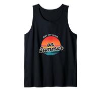 Tengo la mente puesta en Summer Good Vibes Summertime Camiseta sin Mangas